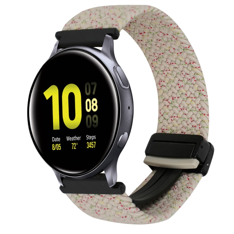 Bracelet de montre tressé à boucle magnétique de 20 mm, pour Samsung Galaxy Watch Active 2, pour Samsung Galaxy Watch 3 41 mm