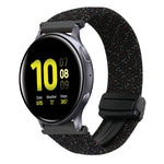 Bracelet de montre tressé à boucle magnétique de 20 mm, pour Samsung Galaxy Watch Active 2, pour Samsung Galaxy Watch 3 41 mm