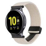 Bracelet de montre tressé à boucle magnétique de 20 mm, pour Samsung Galaxy Watch Active 2, pour Samsung Galaxy Watch 3 41 mm