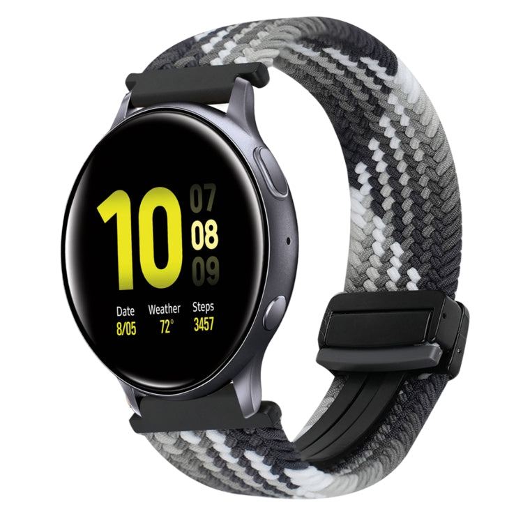 Bracelet de montre tressé à boucle magnétique de 20 mm, pour Samsung Galaxy Watch Active 2, pour Samsung Galaxy Watch 3 41 mm