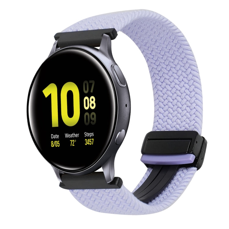 Bracelet de montre tressé à boucle magnétique de 20 mm, pour Samsung Galaxy Watch Active 2, pour Samsung Galaxy Watch 3 41 mm