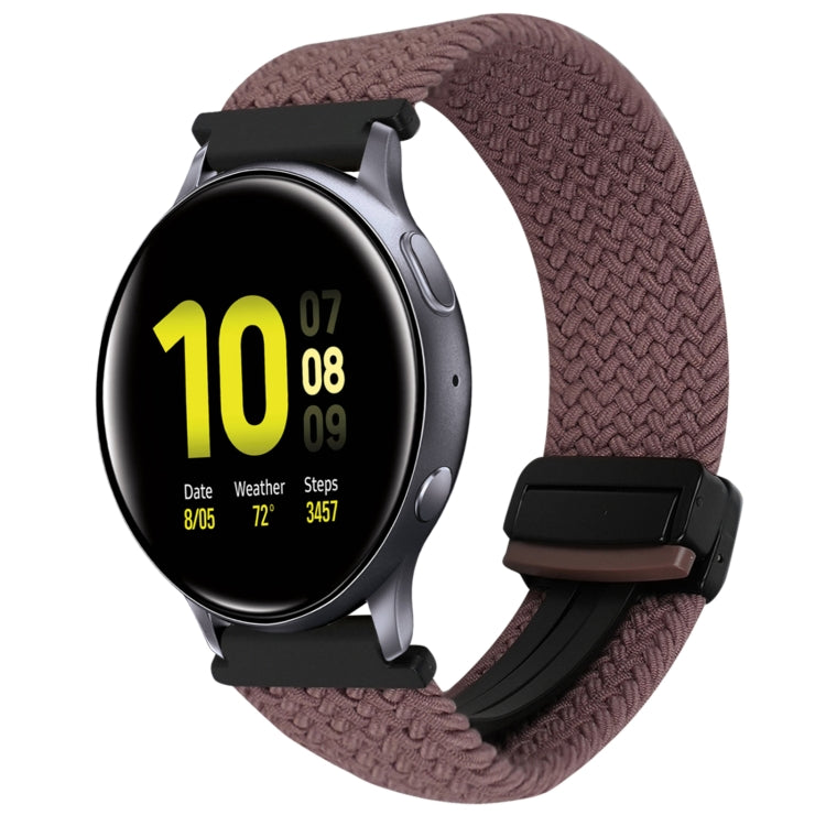 Bracelet de montre tressé à boucle magnétique de 20 mm, pour Samsung Galaxy Watch Active 2, pour Samsung Galaxy Watch 3 41 mm