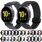 Bracelet de montre tressé à boucle magnétique de 20 mm, pour Samsung Galaxy Watch Active 2, pour Samsung Galaxy Watch 3 41 mm