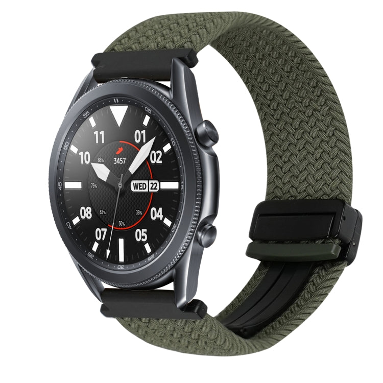 Bracelet de montre tressé à boucle magnétique de 20 mm, pour Samsung Galaxy Watch Active 2, pour Samsung Galaxy Watch 3 41 mm