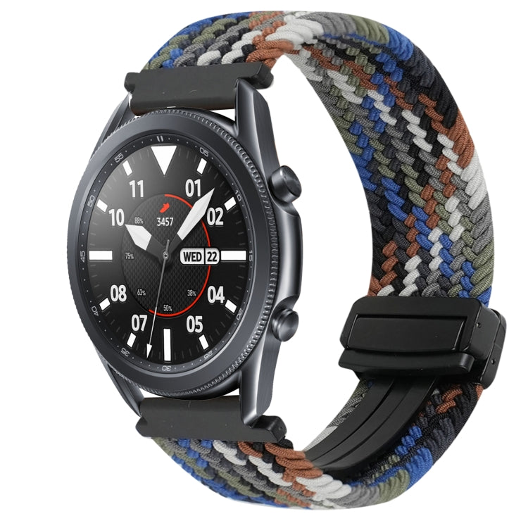 Bracelet de montre tressé à boucle magnétique de 20 mm, pour Samsung Galaxy Watch Active 2, pour Samsung Galaxy Watch 3 41 mm