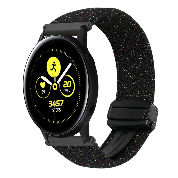 20mm Magnetic Buckle Braided Watch Strap, For Samsung Galaxy Watch Active, For Samsung Galaxy Watch 42mm