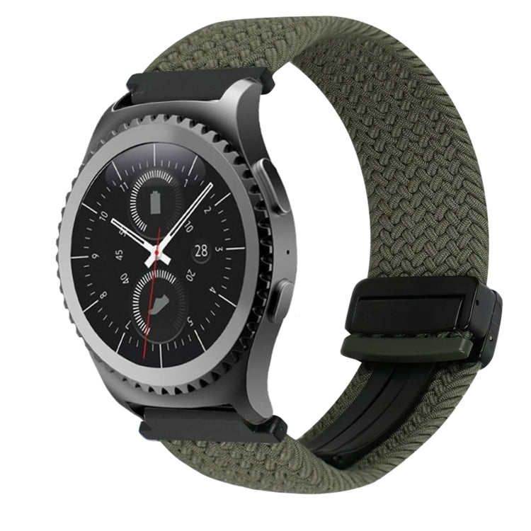 Bracelet de montre tressé à boucle magnétique de 20 mm, pour Samsung Gear S2 Classic, pour Samsung Galaxy Watch 7