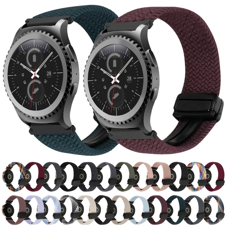 Bracelet de montre tressé à boucle magnétique de 20 mm, pour Samsung Gear S2 Classic, pour Samsung Galaxy Watch 7