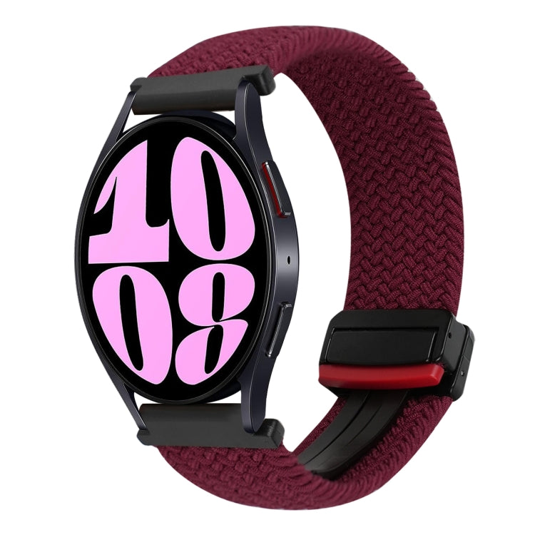 Bracelet de montre tressé à boucle magnétique de 20 mm, Pour Samsung Galaxy Watch 6, Pour Samsung Galaxy Watch 5