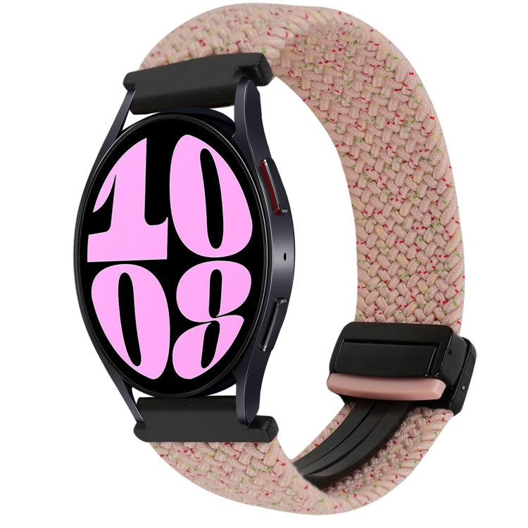 Bracelet de montre tressé à boucle magnétique de 20 mm, Pour Samsung Galaxy Watch 6, Pour Samsung Galaxy Watch 5