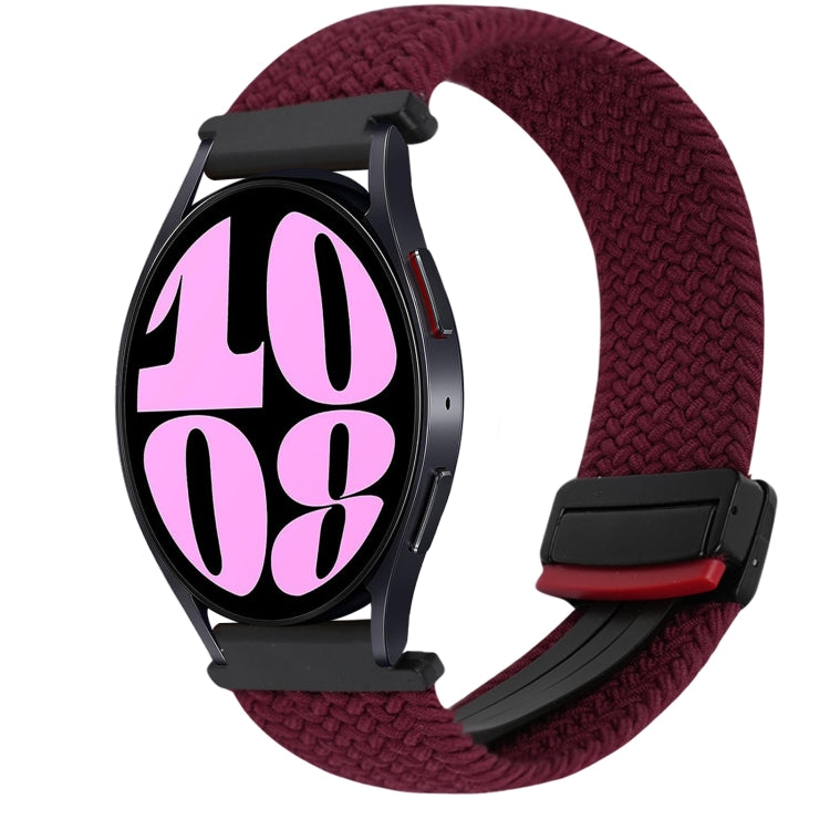 Bracelet de montre tressé à boucle magnétique de 20 mm, Pour Samsung Galaxy Watch 6, Pour Samsung Galaxy Watch 5