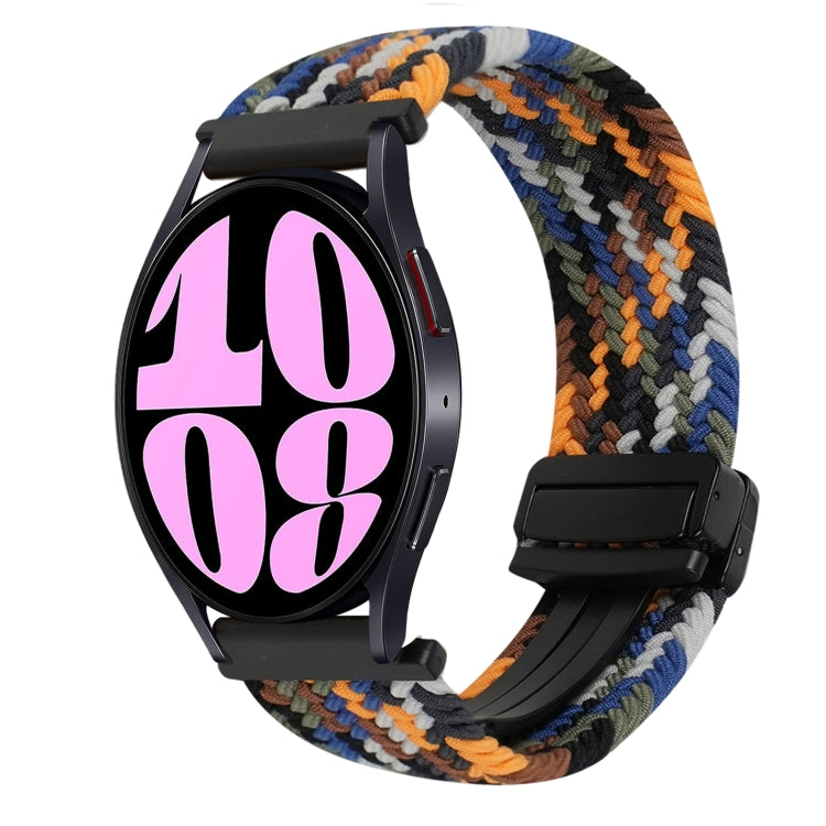 Bracelet de montre tressé à boucle magnétique de 20 mm, Pour Samsung Galaxy Watch 6, Pour Samsung Galaxy Watch 5