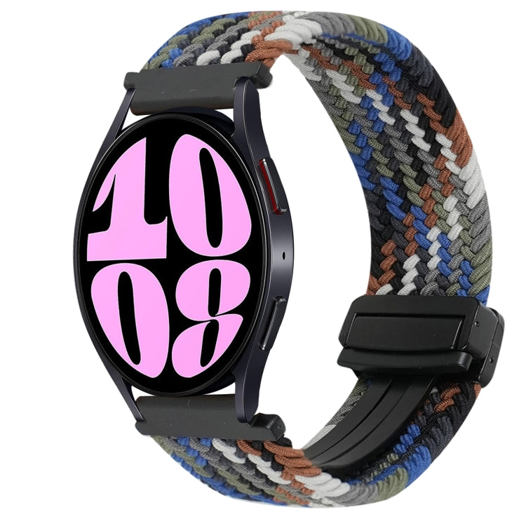 Bracelet de montre tressé à boucle magnétique de 20 mm, Pour Samsung Galaxy Watch 6, Pour Samsung Galaxy Watch 5