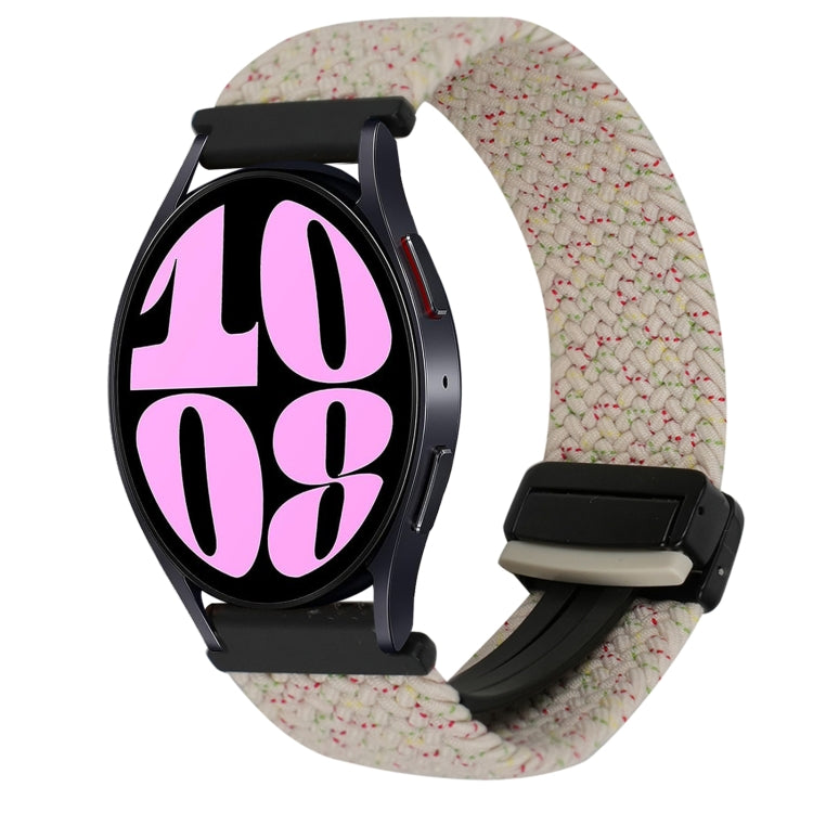 Bracelet de montre tressé à boucle magnétique de 20 mm, Pour Samsung Galaxy Watch 6, Pour Samsung Galaxy Watch 5