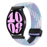 Bracelet de montre tressé à boucle magnétique de 20 mm, Pour Samsung Galaxy Watch 6, Pour Samsung Galaxy Watch 5
