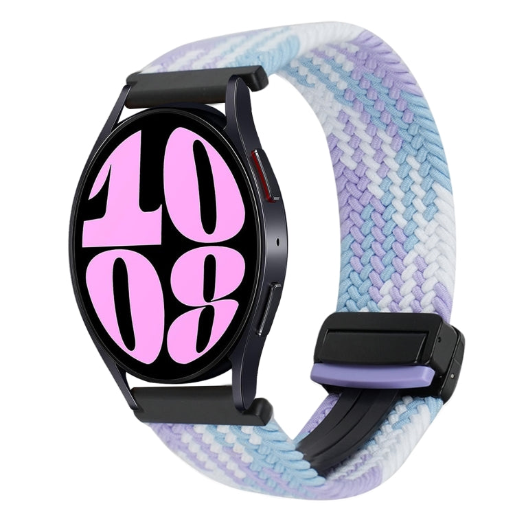 Bracelet de montre tressé à boucle magnétique de 20 mm, Pour Samsung Galaxy Watch 6, Pour Samsung Galaxy Watch 5