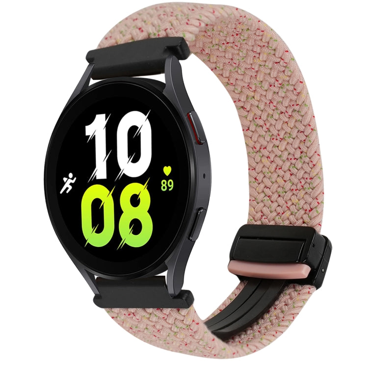 Bracelet de montre tressé à boucle magnétique de 20 mm, Pour Samsung Galaxy Watch 6, Pour Samsung Galaxy Watch 5