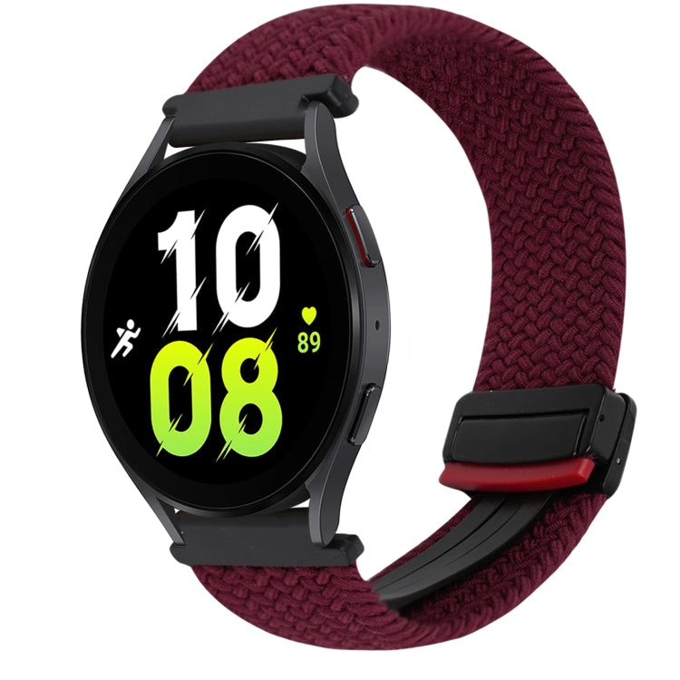Bracelet de montre tressé à boucle magnétique de 20 mm, Pour Samsung Galaxy Watch 6, Pour Samsung Galaxy Watch 5