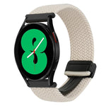 20mm Magnetic Buckle Braided Watch Strap, For Samsung Galaxy Watch 4, For Samsung Galaxy Watch 4 Classic
