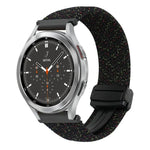 20mm Magnetic Buckle Braided Watch Strap, For Samsung Galaxy Watch 4, For Samsung Galaxy Watch 4 Classic