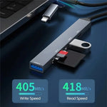 Hub convertisseur d'extension ADS-805 8 broches + Type-C vers USB-C + USB 2.0 / 3.0 + lecteur de carte SD / TF, ADS-805