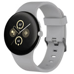 Bracelet de montre en silicone uni pour Google Pixel Watch 4 / Watch 3 45 mm