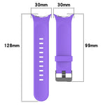 Bracelet de montre en silicone uni pour Google Pixel Watch 4 / Watch 3 45 mm