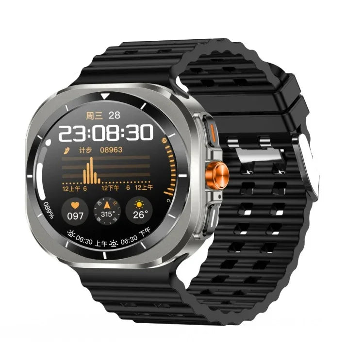 Montre connectée Z7 Ultra avec écran couleur de 1,46 pouce, compatible avec les appels Bluetooth et le suivi de la santé