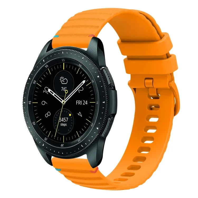 Bracelet de montre en silicone à pois ondulés, 20 mm, pour Samsung Galaxy Watch 42 mm, pour Samsung Gear S2 Classic