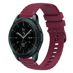 Bracelet de montre en silicone à pois ondulés, 20 mm, pour Samsung Galaxy Watch 42 mm, pour Samsung Gear S2 Classic
