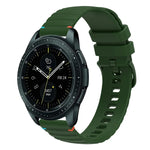 Bracelet de montre en silicone à pois ondulés, 20 mm, pour Samsung Galaxy Watch 42 mm, pour Samsung Gear S2 Classic