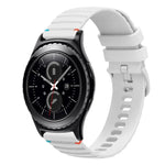 Bracelet de montre en silicone à pois ondulés, 20 mm, pour Samsung Galaxy Watch 42 mm, pour Samsung Gear S2 Classic