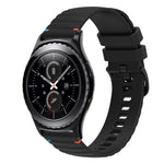 Bracelet de montre en silicone à pois ondulés, 20 mm, pour Samsung Galaxy Watch 42 mm, pour Samsung Gear S2 Classic