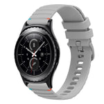 Bracelet de montre en silicone à pois ondulés, 20 mm, pour Samsung Galaxy Watch 42 mm, pour Samsung Gear S2 Classic