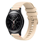 Bracelet de montre en silicone à pois ondulés, 20 mm, pour Samsung Galaxy Watch 42 mm, pour Samsung Gear S2 Classic