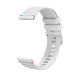 Bracelet de montre en silicone 20mm ondulé à points cousus, pour Samsung Galaxy Watch 5 40 / 44mm, pour Samsung Galaxy Watch 5 Pro 45mm, pour Samsung Galaxy Watch 4 40 / 44mm, pour Samsung Galaxy Watch 4 Classic 42 / 46mm