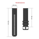 Bracelet de montre en silicone à pois ondulés, 20 mm, pour Samsung Galaxy Watch 42 mm, pour Samsung Gear S2 Classic