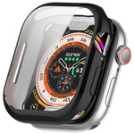 Boîtier de montre en TPU plaqué, compatible avec Apple Watch Series 11/10 46 mm et Apple Watch Series 11/10 42 mm.