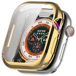 Boîtier de montre en TPU plaqué, compatible avec Apple Watch Series 11/10 46 mm et Apple Watch Series 11/10 42 mm.