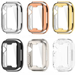 Boîtier de montre en TPU plaqué, compatible avec Apple Watch Series 11/10 46 mm et Apple Watch Series 11/10 42 mm.