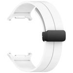 Bracelet de montre en silicone pliable à boucle magnétique style rainuré pour Samsung Galaxy Watch Ultra 47 mm