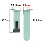 Bracelet de montre en silicone pliable à boucle magnétique style rainuré pour Samsung Galaxy Watch Ultra 47 mm