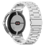 Bracelet de Montre en Métal Acier Inoxydable Trois Billes, Pour Google Pixel Watch 4 / Watch 3 45mm, Pour Google Pixel Watch 4 / 3 / 2 / 1 41mm