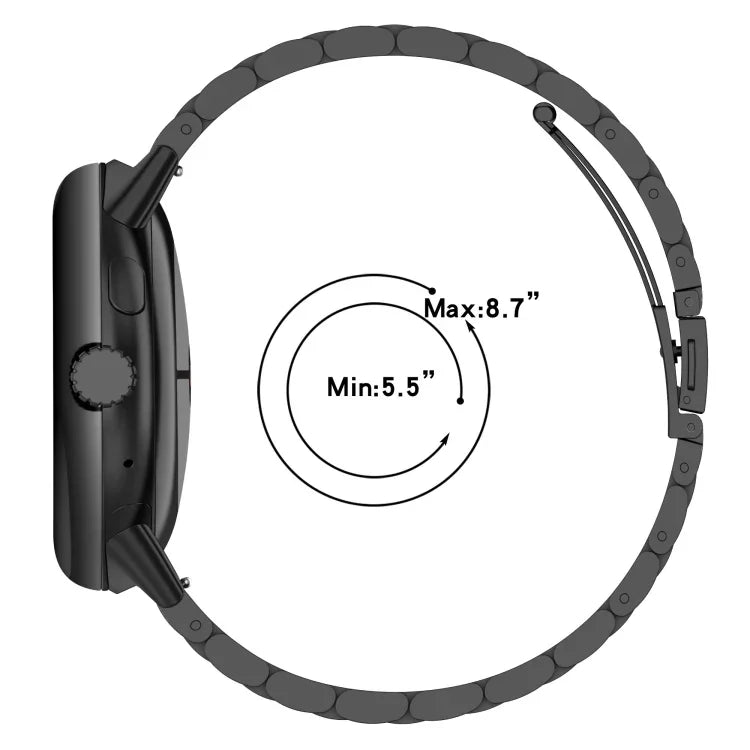 Bracelet de Montre en Métal Acier Inoxydable Trois Billes, Pour Google Pixel Watch 4 / Watch 3 45mm, Pour Google Pixel Watch 4 / 3 / 2 / 1 41mm