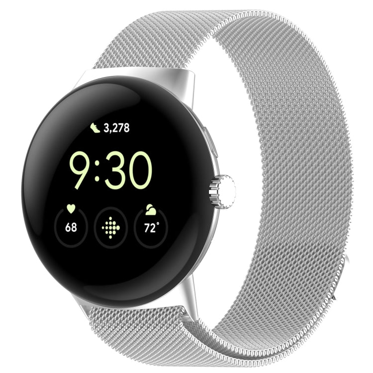 Bracelet de montre magnétique en métal milanais, pour Google Pixel Watch 4 / Watch 3 45 mm, pour Google Pixel Watch 4 / 3 / 2 / 1 41 mm