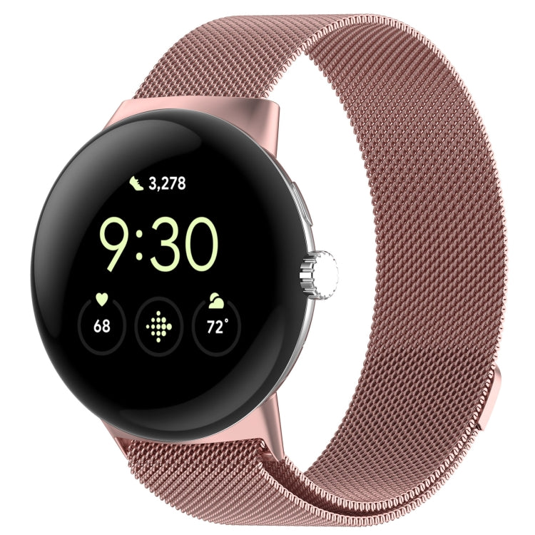 Bracelet de montre magnétique en métal milanais, pour Google Pixel Watch 4 / Watch 3 45 mm, pour Google Pixel Watch 4 / 3 / 2 / 1 41 mm