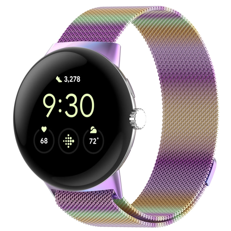 Bracelet de montre magnétique en métal milanais, pour Google Pixel Watch 4 / Watch 3 45 mm, pour Google Pixel Watch 4 / 3 / 2 / 1 41 mm