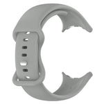 Bracelet de montre en silicone avec boucle papillon de couleur unie, Taille:L, Pour Google Pixel Watch 4 / Watch 3 45mm, Pour Google Pixel Watch 4 / 3 / 2 / 1 41mm