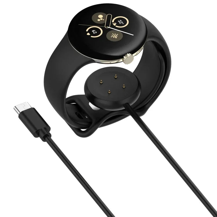 For Google Pixel Watch 3 41 / 45mm USB-C / Type-C Interface Smart Watch Charging Cable, Length: 1m, Type-C Interface