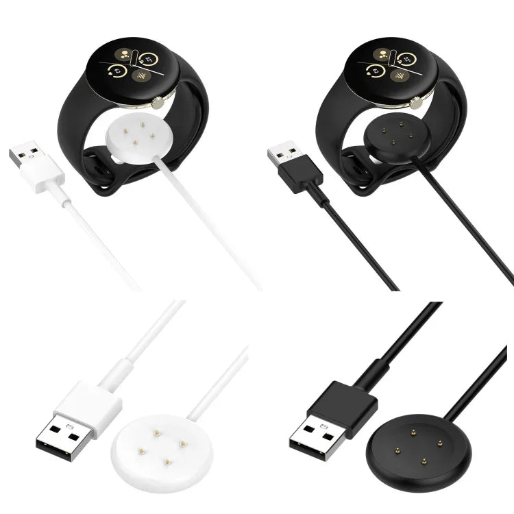 Pour Google Pixel Watch 3 41 / 45mm Câble de charge pour montre connectée avec interface USB, Longueur : 1m, Interface USB